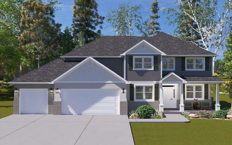 House Plan House Plan #31613 Front Elevation 