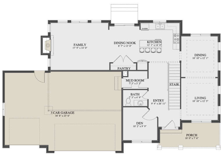 House Plan House Plan #31613 Drawing 1