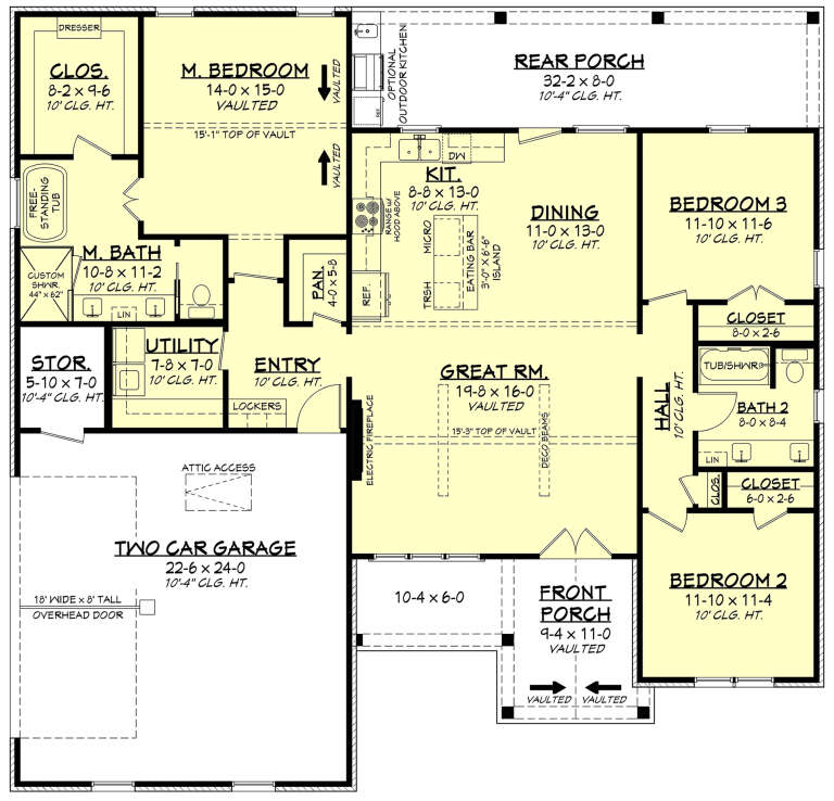 House Plan House Plan #31614 Drawing 1