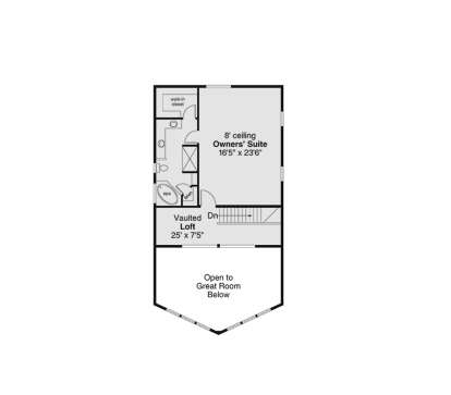 Second Floor for House Plan #035-01100