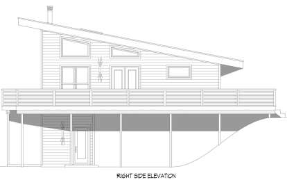 Modern House Plan #940-01155 Elevation Photo