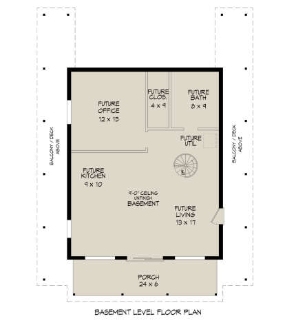 Basement for House Plan #940-01155