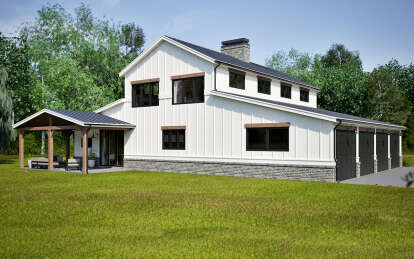Barn House Plan #2080-00001 Elevation Photo