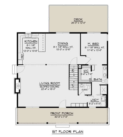 Main Floor  for House Plan #5032-00282