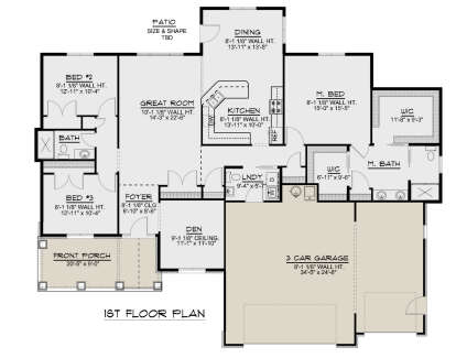 Main Floor  for House Plan #5032-00284