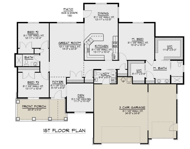 House Plan House Plan #31624 Drawing 1
