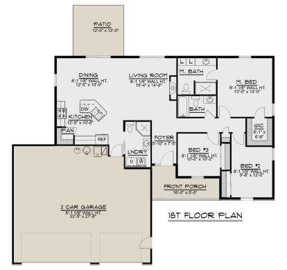Main Floor  for House Plan #5032-00285