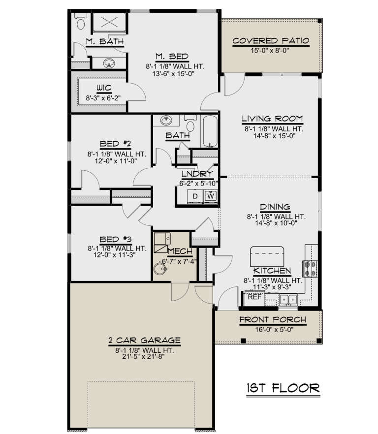 House Plan House Plan #31626 Drawing 1