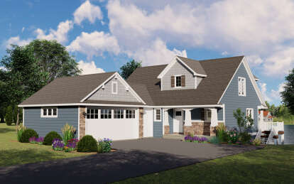 Craftsman House Plan #5032-00288 Elevation Photo