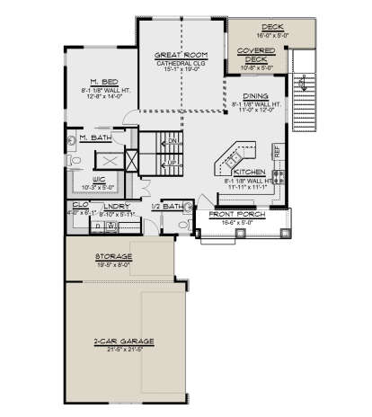 Main Floor  for House Plan #5032-00288