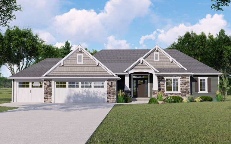 House Plan House Plan #31632 Front Elevation 