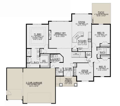 Main Floor  for House Plan #5032-00292