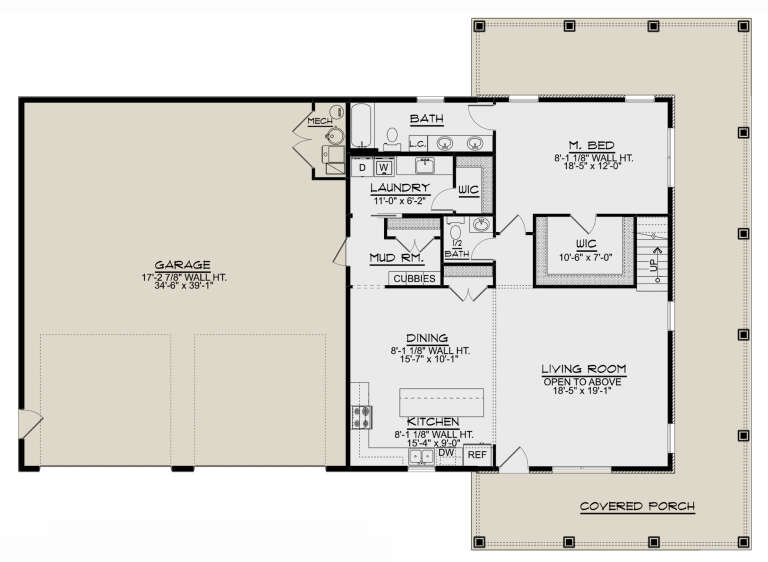 House Plan House Plan #31634 Drawing 1