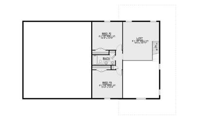 Second Floor for House Plan #5032-00294