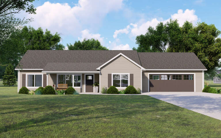 House Plan House Plan #31635 Front Elevation 