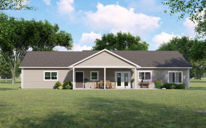 Country House Plan #5032-00295 Elevation Photo