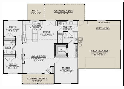 Main Floor  for House Plan #5032-00295