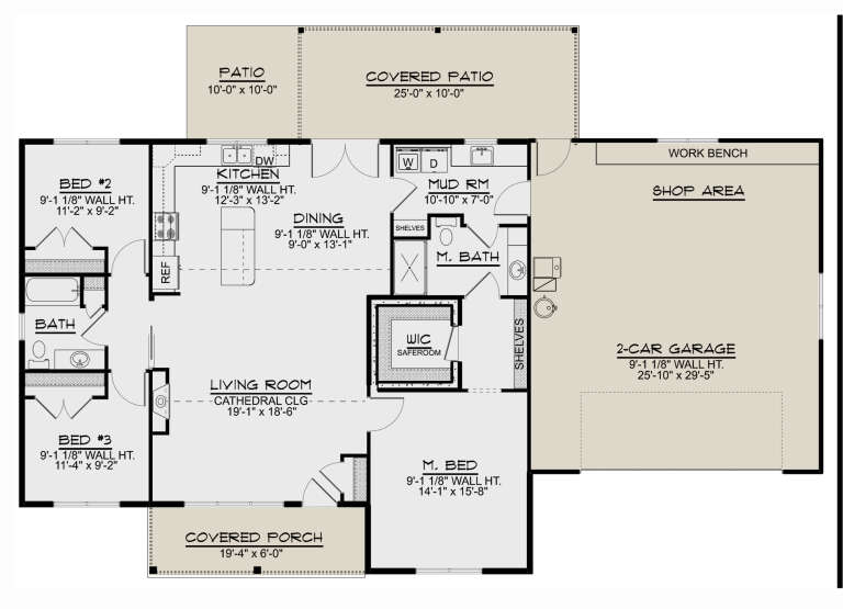 House Plan House Plan #31635 Drawing 1