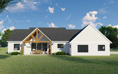 Modern Farmhouse House Plan #5032-00296 Elevation Photo