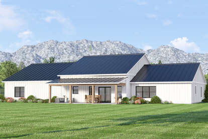 Modern Farmhouse House Plan #5032-00299 Elevation Photo