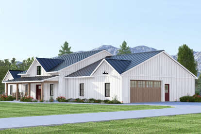 Modern Farmhouse House Plan #5032-00299 Elevation Photo