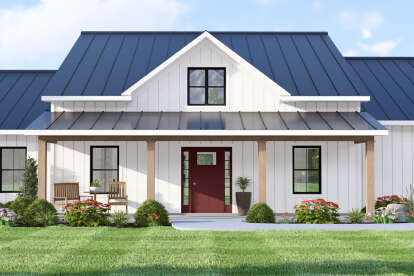 Modern Farmhouse House Plan #5032-00299 Elevation Photo