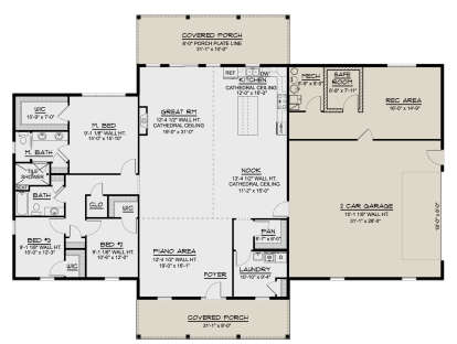 Main Floor  for House Plan #5032-00299