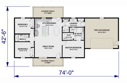 Main Floor  for House Plan #1776-00140