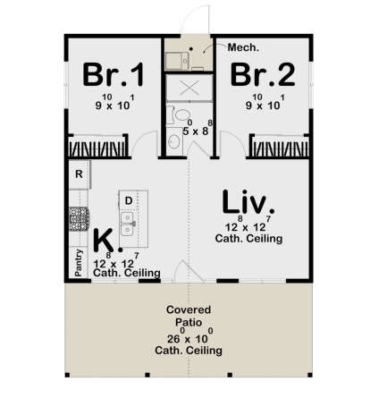 Main Floor  for House Plan #963-01026