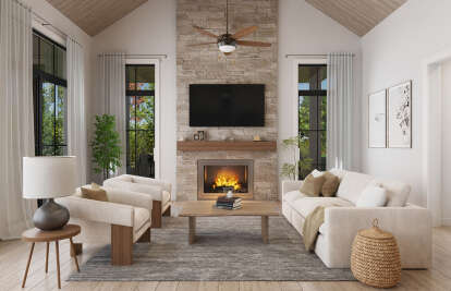 Barn House Plan #041-00363 Additional Photo