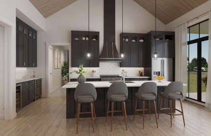 Barn House Plan #041-00363 Additional Photo