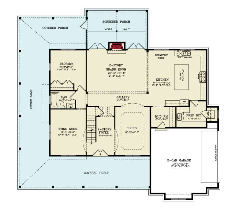 House Plan House Plan #31646 Drawing 1