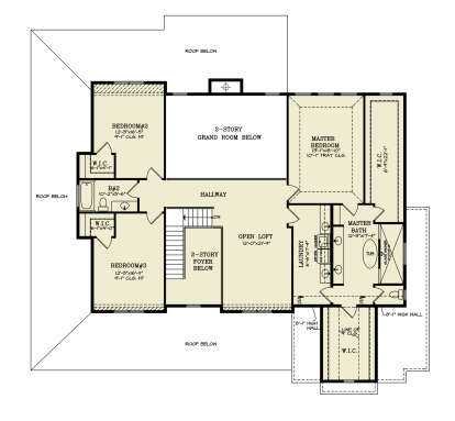 Second Floor for House Plan #699-00391