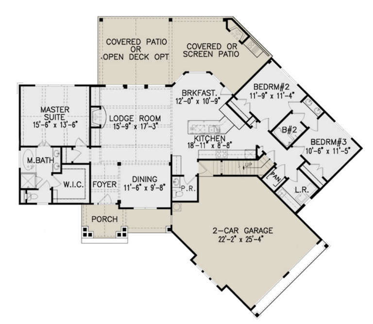 House Plan House Plan #31647 Drawing 1
