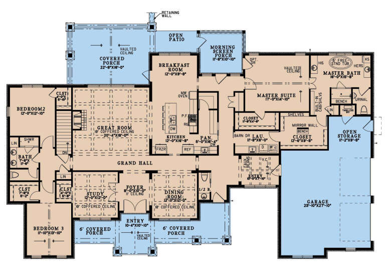House Plan House Plan #31649 Drawing 1