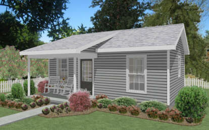 Cottage House Plan #1502-00025 Elevation Photo