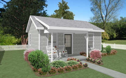 Cottage House Plan #1502-00027 Elevation Photo