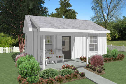 Cottage House Plan #1502-00027 Elevation Photo