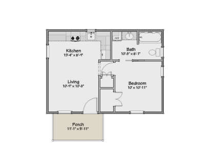Main Floor  for House Plan #1502-00027