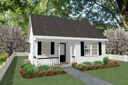 Cottage House Plan #1502-00028 Elevation Photo