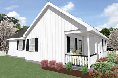 Cottage House Plan #1502-00028 Elevation Photo