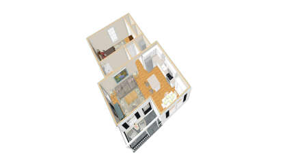 Overhead Floor Plan for House Plan #1502-00028