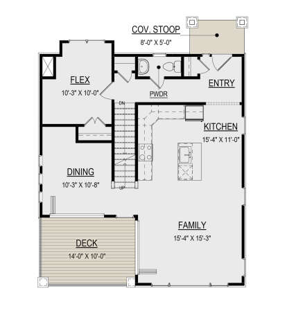 Main Floor  for House Plan #6261-00064