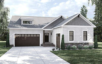 Craftsman House Plan #6261-00065 Elevation Photo