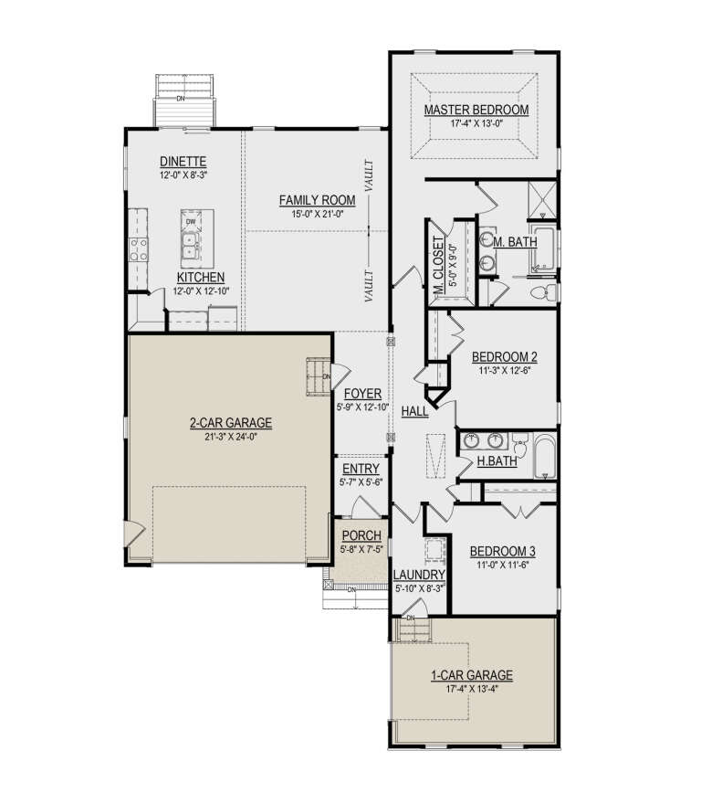 House Plan House Plan #31655 Drawing 1