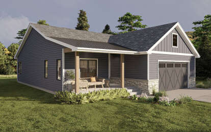 Modern Farmhouse House Plan #963-01028 Elevation Photo