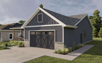 Modern Farmhouse House Plan #963-01028 Elevation Photo