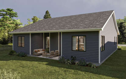 Modern Farmhouse House Plan #963-01028 Elevation Photo