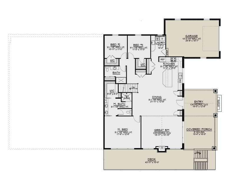 House Plan House Plan #31661 Drawing 1