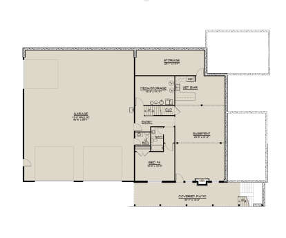 Basement for House Plan #5032-00302